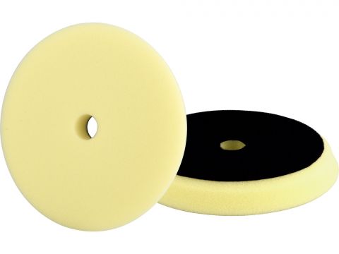 EXTOL kotouč leštící pěnový, orbitální, T80, žlutý, Ř180x25mm, suchý zip Ř152mm (8804558)