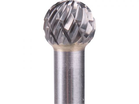 EXTOL fréza karbidová, kulová, pr.10mm/stopka 6mm,sek střední(double-cut) (8703734)