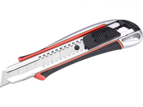 EXTOL nůž ulamovací kovový s výstuhou, 18mm Auto-lock (8855024)