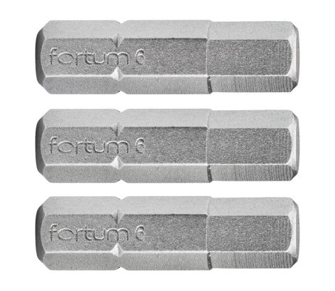 FORTUM-KITO hrot imbus sada 3ks, H 5x25mm, S2, FORTUM-KITO, hrot imbus sada 3ks, H 5x25mm, S2, FORTUM-KITO, S2 (4741506)
