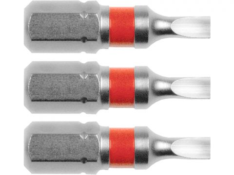 FORTUM-KITO hrot plochý sada 3ks, 3x25mm, S2, FORTUM-KITO, hrot plochý sada 3ks, 3x25mm, S2, FORTUM-KITO, S2 (4741103)