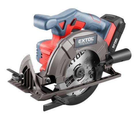 EXTOL pila kotoučová aku SHARE20V, 165mm, 20V Li-ion, 2000mAh (8891822)