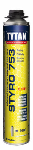 TITAN PROFESSIONAL STYRO 753 B1/E PU lepidlo na pěnový polystyrén 750 ml (10038203)