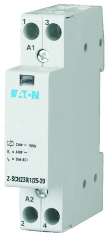 EATON Instalační stykač-relé Z-SCH230/1/25-20 230V AC 25A, 2zap. (120853)