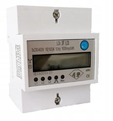AEP Elektromer AM 031L 5-80A 4 modul 3x230V/400V 10(100A) 50hz (LCA 3F LCD)