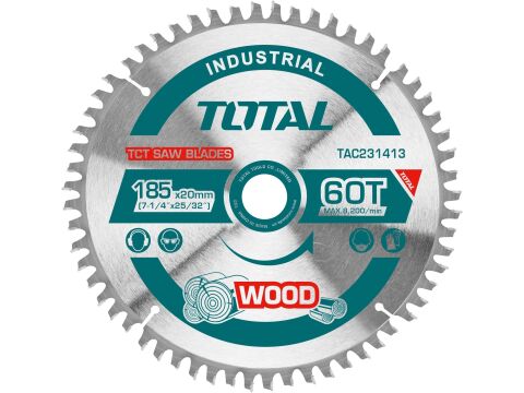 TOTAL Kotouč pilový, 185mm, 60T, industrial (TAC231413)