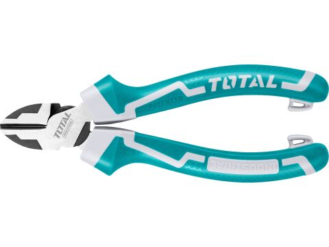 TOTAL kleště štípací boční, industrial, 160mm, CrV (THT230606S)