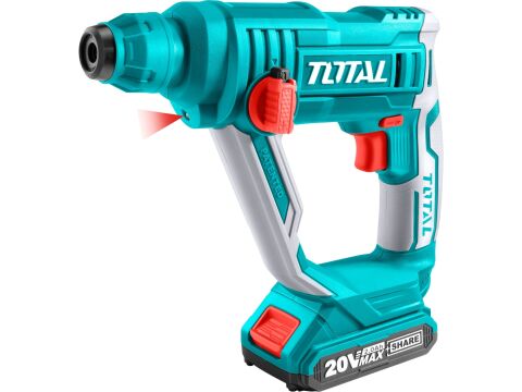 TOTAL kladivo vrtací, 20V Li-ion, 2000mAh, SDS plus, 1.5J, bez baterie a nabíječky (TRHLI1601)