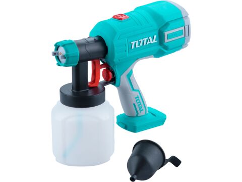 TOTAL pistole stříkací na barvu, 20V Li-ion, 2000mAh, bez baterie a nabíječky (TSGLI2001)