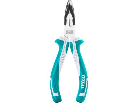 TOTAL kleště půlkulaté zahnuté, industrial, 160mm, CrV (THT24616)