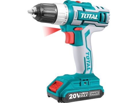TOTAL Vrtací šroubovák aku, 20V Li-ion, 2000mAh, industrial (TDLI2002)