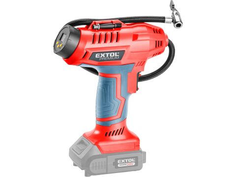 EXTOL kompresor domácí aku SHARE20V, 20V Li-ion, bez baterie a nabíječky (8891875)