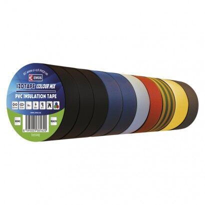 EMOS Izolační páska PVC 15mm / 10m barevný mix 2001151092 (F615992)