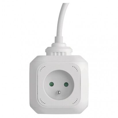 EMOS Rozbočovací kostka s prodl. přívodem – 4 zás. + 2× USB, 1,9m 1902040190 (P04119U)