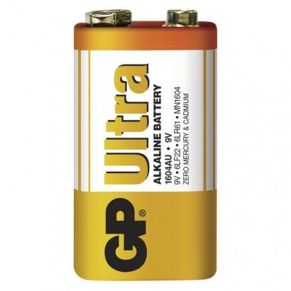 GP Batteries Alkalická baterie GP Ultra 9V (6LF22) 1014511000 (B1951)