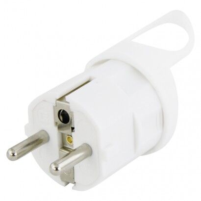 EMOS Vidlice přímá pro prodlužovací kabel, bílá 1906110300 (P0038)
