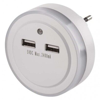 EMOS LED noční světlo  do zásuvky s 2× USB 1456000100 (P3313)