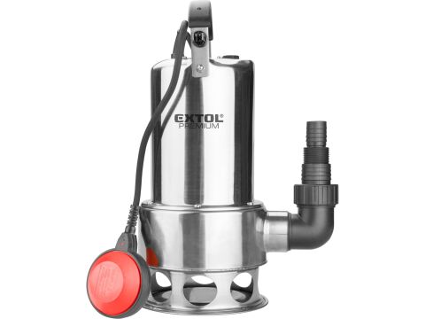 EXTOL čerpadlo ponorné kalové, nerezové tělo, 1100W, 1600l/h, 15m kabel (8895016)