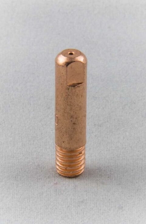 TUSON Průvlak pro hořáky, závit M6 - 0,6 mm, 6x25 mm, Cu (SVND-H01)
