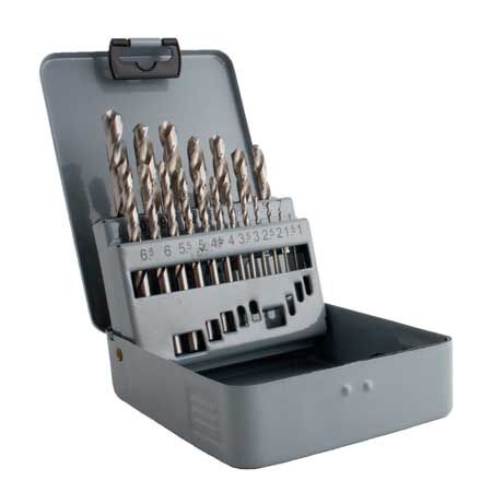 MAGG Magg PROFI - Sada vrtáků HSS-G vybrušované 19 ks (1,0-10,0mm),… (224019)