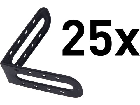 EXTOL rohové profily k distančním/nivelačním klipům 8845010, sada 25ks, plast (8845010A)