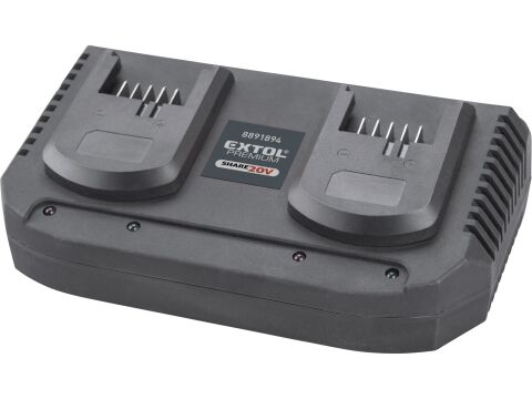 EXTOL nabíječka SHARE20V, 2x3,5A (8891894)