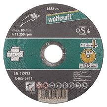 WOLFCRAFT WOLFCRAFT - Kotouč řezací na kámen jemné řezání 125mm (1688999)