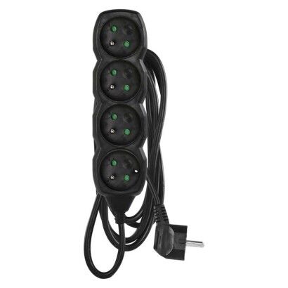 EMOS Prodlužovací kabel – 4 zásuvky, 3m, černý 1902240301 (PC0413R)