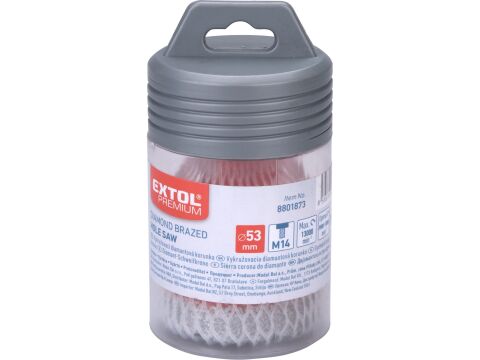 EXTOL korunka vykružovací diamantová, O 53mm, závit M14 (8801873)