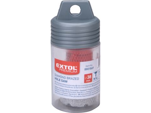 EXTOL korunka vykružovací diamantová, O 38mm, závit M14 (8801869)