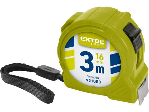 EXTOL metr svinovací, 3m, š. pásku 16mm (921003)