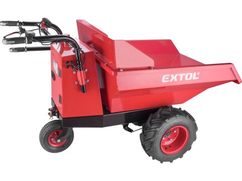 EXTOL transportér s pojezdem aku, 400kg, 200l, 54V Li-ion, 15Ah (8891591)