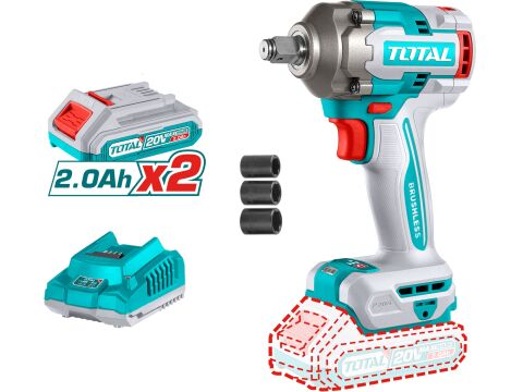 TOTAL Utahovák rázový AKU 1/2