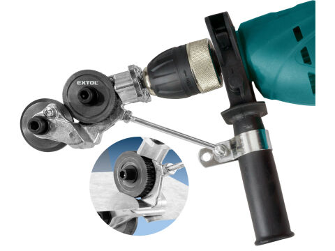 EXTOL CRAFT nástavec na vrtačku k řezání plechu, do tl. max.1,2mm (913650)
