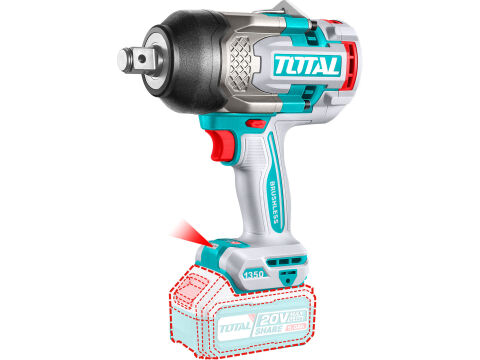 TOTAL Utahovák rázový AKU  3/4