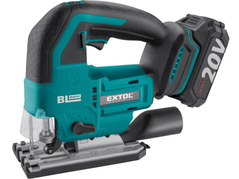 EXTOL pila přímočará aku SHARE20V, BRUSHLESS, 2Ah (8791824)