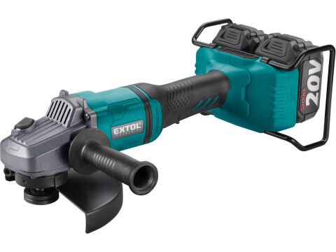 EXTOL bruska úhlová aku SHARE20V, 150/180mm, BRUSHLESS, 2x4Ah (8791846)
