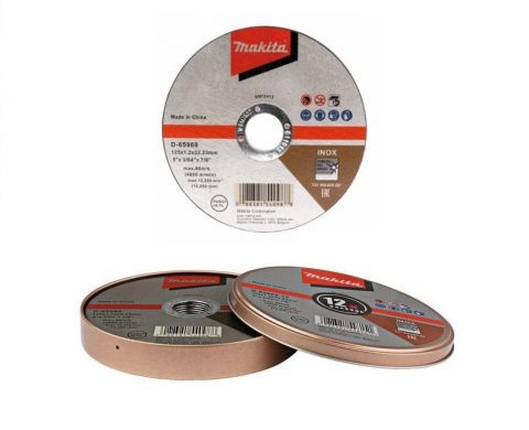 MAKITA MAKITA - Řezný kotouč na nerez 125x1,2x22,2mm bal 12ks (D-65969-12)