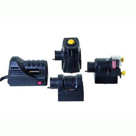 PROTECO bruska univerzální 3v1 (vrtáky, nože, nůžky), 110W (51.01-BU-110)