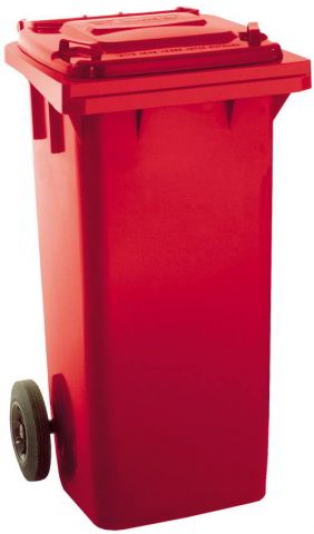 PROTECO PROTECO popelnice s kolečky 120l červená (10.86-P120-CR)