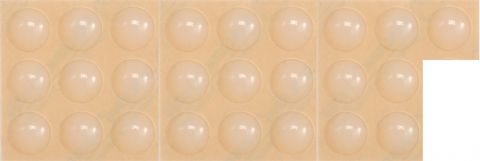 TOYA Podložka samolepící pod nábytek 8mm,25ks (TO-74910)